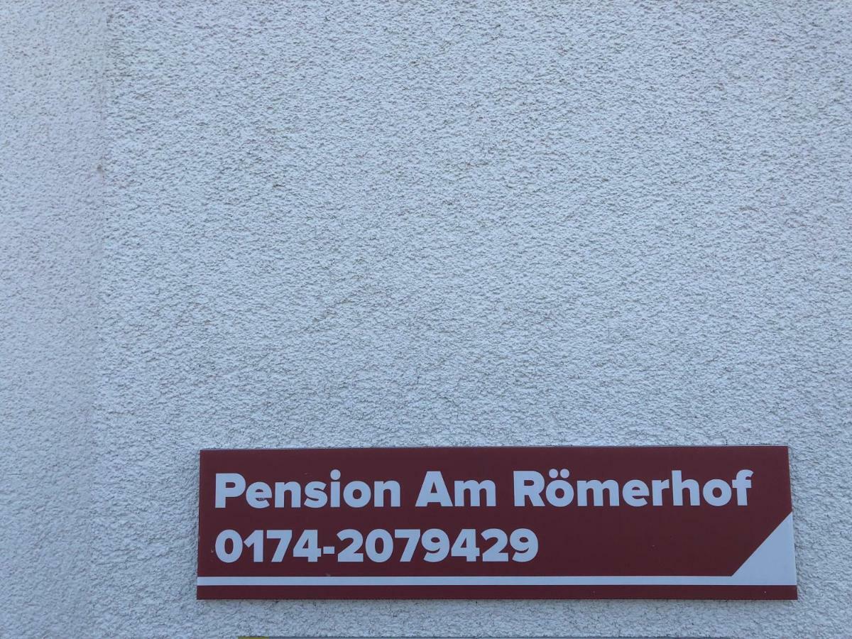 Pension Am Römerhof Münzenberg Exteriör bild